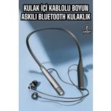 ASTRALTECH Boyun Askılı Bluetooth Kulaklık Uzun Şarj Süreli Dijital Göstergeli Kablolu