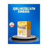 ASTRALTECH Çocuklar İçin Sarı Elektronik Şifreli Para Biriktirme Kumbarası