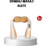 Astraltech Ergonomik Ovmalı Masaj Aleti – Isıtmalı, Yoğurmalı, Boyun ve Bel Rahatlatıcı Masaj Makinesi
