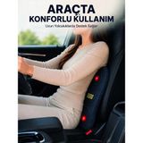 Astraltech Ev Ofis ve Araç Için Isıtmalı Titreşimli Bel Masaj Yastığı - 000-Siyah