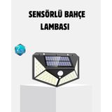Astraltech Güneş Enerjili 100 LED Dış Mekan Lamba – Hareket Sensörlü, 2200MAH Bataryalı Solar Aydınla