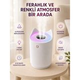 Astraltech Hava Nemlendirici Ultrasonik Aroma Difüzör 7 Renk LED Işıklı Gece Lambası - Çok Renkli