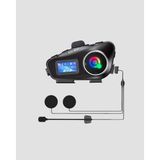 Astraltech IP65 Suya Dayanıklı Kask Bluetooth Kulaklık LCD Ekranlı - Belirtilmemiş - Kırmızı