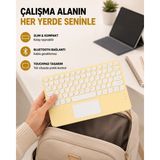 Astraltech Kablosuz Bluetooth Klavye – Slim Taşınabilir Tasarım - Çok Renkli