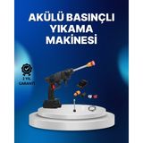Astraltech Kablosuz Taşınabilir Basınçlı Yıkama Tabancası Köpük Şişeli