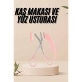 Astraltech Kaş Makası ve Yüz Usturası Seti Kavisli Tasarım ile Bıyık Alma ve Bakım İçin İdeal