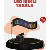 Astraltech Kayan Yazı Destekli Rgb LED Reklam Paneli USB ile Kolay Kurulumlu