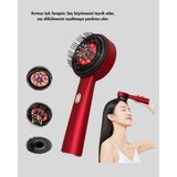 Astraltech Kırmızı LED Işıklı Saç Derisi Masaj Aleti - 000-Siyah