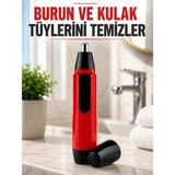 Astraltech Kulak Burun Tüy Temizleme Makinası Pilli Kırmızı Ergonomik Yeni Nesil