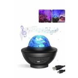 Astraltech Masa ve Gece Lambası Renkli Projektör Işıklı Disko Topu Bluetooth Hoparlör