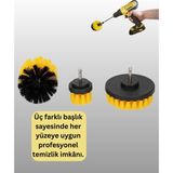 Astraltech Matkap Ucu Temizlik Fırçası Seti Banyo Fayans Zemin Için - Belirtilmemiş - 0 - Siyah