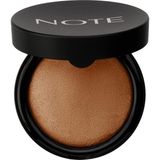 Astraltech Note Cosmetics Baked Powder 03 Caramel Cake Işıltılı Bitişli Highlighter Toz Yüz Pudrası
