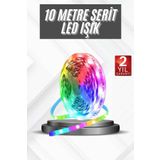ASTRALTECH RGB Şerit Led 10 Metre Led Işık Kumanda ile Kontrol RGB
