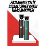 Astraltech Saç Sakal Ense Paslanmaz Çelik T-Bıçak Vücut Tıraş Makinesi
