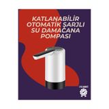 Astraltech Şarjlı Damacana Su Pompası Otomatik ve Taşınabilir