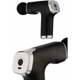 Astraltech Şarjlı Masaj Tabancası 4 Başlıklı Mini Masaj Tabancası ve Masaj Aleti - 000-Siyah