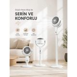 Astraltech Sessiz Çalışma Özelliğiyle Rahat Kullanım Sunan Dikey Vantilatör - Çok Renkli