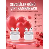 Astraltech Sevgiliye Hediye Çift Kulaklığı Yeni Nesil Pro Kulaklık Sevgililer Gününe Özel Ka - Çok Renkli