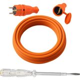 Astraltech Seyyar 5 Metre Uzatma Kablosu Ttr Cca Çok Telli 3x2.5 mm Elektrik Kablo Kontrol Kalem Dişi Erkek Fi