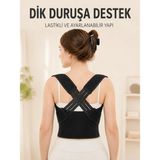Astraltech Sırt Destek Korsesi Dik Duruş Için Ayarlanabilir Lastikli Postür ve Bel Korsesi