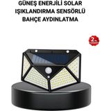 Astraltech Solar Bahçe Lambası 100 LED Hareket Sensörlü Güneş Enerjili Aydınlatma