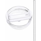 Astraltech Stanley Quencher 40 Oz Yedek Bardak Kapağı ve Plastik Pipet Seti | Sızdırmaz, Dökülmez, Bpa