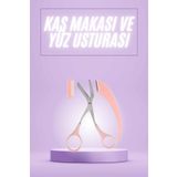 Astraltech Taraklı Kaş Makası ve Ustura Seti Kaş Düzeltme Makası Kaş Bıyık Alma Aleti