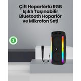 Astraltech Taşınabilir Şarjlı Hoparlör Usb, Sd Kart, Aux Girişli - Belirtilmemiş