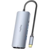 Astraltech Veggieg 4K 60Hz Hdmi Gigabit Ethernet 3*Usb-A 2*Type-C 3.5Mm Aux Sd Micro Sd Kart Okuyucu Çevirici Ç