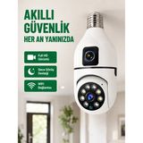 Astraltech Wifi Ampul Güvenlik Kamerası 1080P Full Hd Gece Görüşlü ve Hareket Algılamalı - Belirtilmemiş - Ahşap