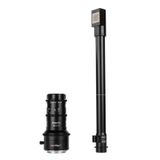 AstrHori 28mm F13 90 ° Periprobe Lens 2X Manuel Makro Lens Yükseltme ile 360 ° Dönen Taban Sony E Dağı Serisi Aynasız Kameralar için A7, A7R, A7S, A9, A6000, A6300, A6500, A6600.etc