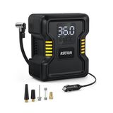AstroAI Lastik Şişirme Hava Kompresörü Taşınabilir 150PSI Metal Silindir Hızlı Enflasyon Pompası Araba Lastikleri için 12V DC Lastik Pompası Otomobiller, Bisikletler, Diğer Şişme Malzemeler, Araba