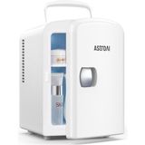 AstroAI Mini Buzdolabı 4L– Isıtma & Soğutma Özellikli (12V/220V, Ev & Araç Kullanımı) - 4 lt - Beyaz