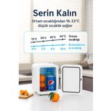 AstroAI Mini Buzdolabı 4l – Taşınabilir Sessiz Soğutucu (12v/220v, Raflı, Ev & Araç Kullanımı)