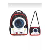 Astronot Erkek Sırt Okul Çantası - 2'Li Set (Yeni Sezon)
