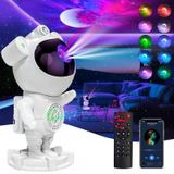 Astronot Galaxy Projeksiyon Gece Lambası Beyaz