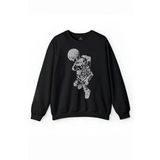 Astronot Nba Basketball Uzay Cosmos Baskılı Sweatshirt