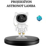 Astronot Projeksiyon Lambası Bluetooth Müzikli ve Uzaktan Kumandalı Midastech - Çok Renkli