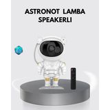 Astronot Şekilli Galaxy Projeksiyon Lambası Nebula Efektli Dekoratif Lamba Nemere - 1