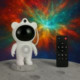 Astronot Tasarımlı Galaxy Projektör Bluetooth Hoparlörlü Yıldızlı Gece Lambası