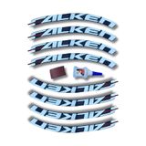 ASTUNİNG Falken Motosiklet Ve Otomobil Lastik Yazısı Kabartma Sticker Yapıştırma 8 Adet Set ASTSYN020