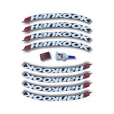 ASTUNİNG Hankook Motosiklet Ve Otomobil Lastik Yazısı Kabartma Sticker Yapıştırma 8 Adet Set ASTSYN020
