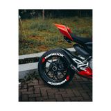 ASTUNİNG Hankook Motosiklet Ve Otomobil Lastik Yazısı Sticker Arma 4 Adet 2.5 cm