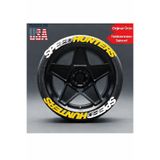 ASTUNİNG speedhunters SARI Motosiklet Ve Otomobil Araç Araba Motor Oto Lastik Yazısı sticker 2.5 cm 8 ad