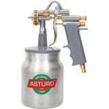 Asturo G-70 1.8 mm Alttan Metal Depo Boya Tabancası - Ev, Tadilat ve Atölye Tipi - 1,8 mm
