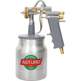 Asturo G 70 Alttan Depo Boya Tabancası 2.5 mm - 1,5 mm