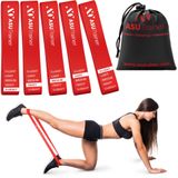 ASU Trainer Döngü Direnç Bantları Seti, 5 Egzersiz Bandı, 2,3 – 18,1 kg, Güçlendirici Egzersiz Ekipmanları, Kadınlar ve Erkekler için Direnç Bantları, Uyluk ve Bacak Egzersiz Ekipmanları, Fitness ve