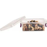 Asude 1,25 Lt Plastik Saklama Kabı 2 Adet 13X20X8 - 1 Adet