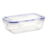 Asude ASD064 900 ml Dikdörtgen Sızdırmaz Şeffaf Saklama Kabı