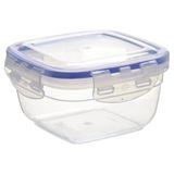Asude ASD069 500 ml Kare Sızdırmaz Şeffaf Saklama Kabı
